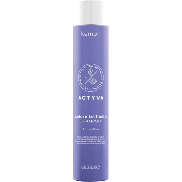 Actyva Colore Brillante Anti-Yellow Shampoo - Neutralizujúci šampón pre blond vlasy
