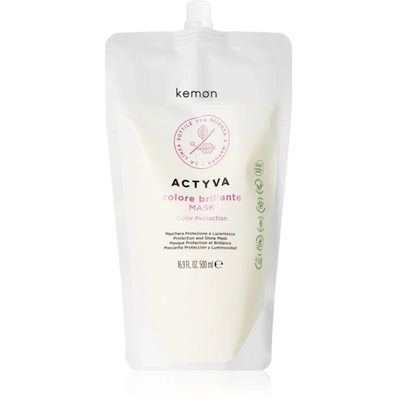 Actyva Colore Brillante Protection and Shine Mask Refill  - Náplň posilující masky pro lesk a ochranu barvených vlasů