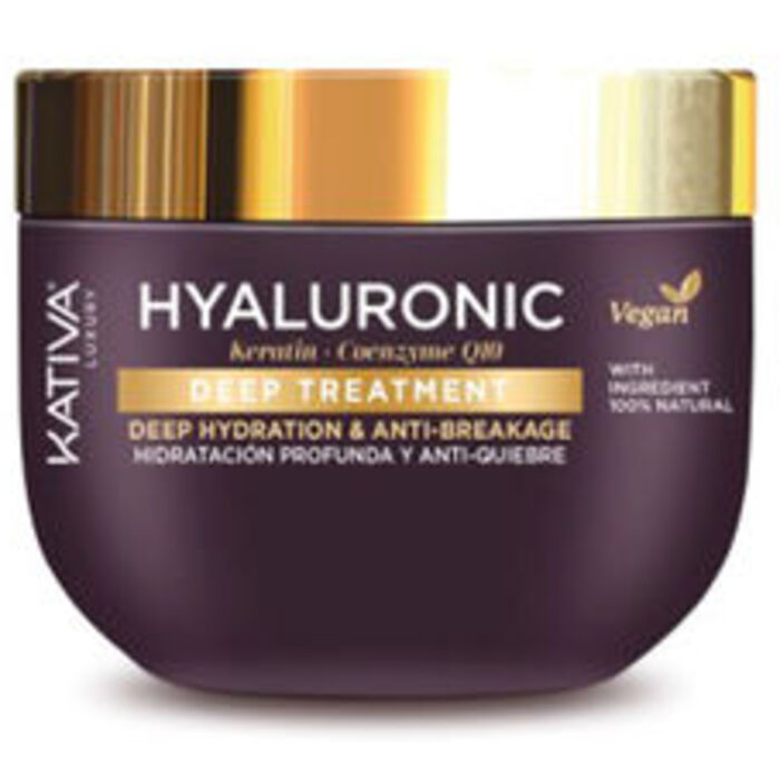 Kativa Hyaluronic Keratin & Coenzyme Q10 Deep Treatment - Hydratační maska na vlasy 300 ml