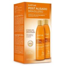 Post Brazilian Straightening Shampoo + Conditioner - Sada po narovnání vlasů keratinem