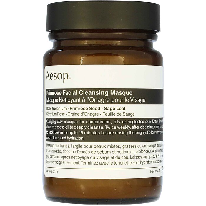 Primrose Facial Cleansing Masque - Hloubkově čisticí jílová maska