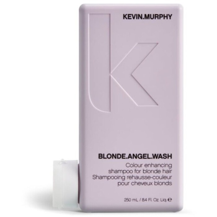 Kevin Murphy Blonde Angel Wash Colour Enhancing Shampoo ( blond a melírované vlasy ) - Vyživující fialový šampon 40 ml