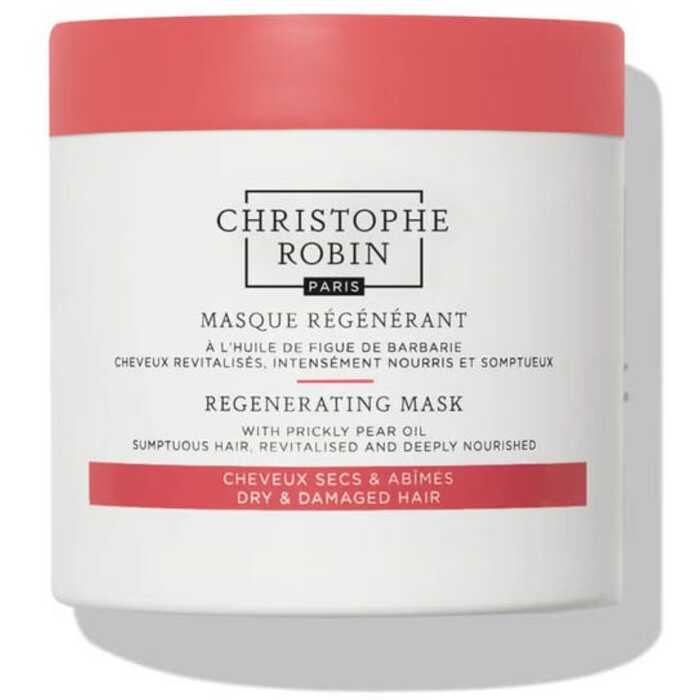 Christophe Robin Regenerating Mask - Regenerační maska pro suché, poškozené a chemicky ošetřené vlasy 250 ml