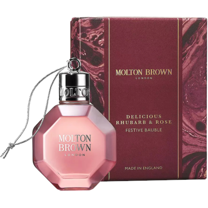 Delicious Rhubarb & Rose Festive Bauble Bath & Shower Gel - Koupelový a sprchový gel