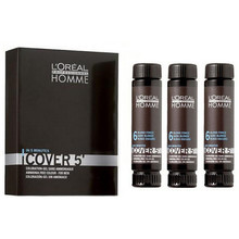 Homme Cover 5 - Gelová barva na vlasy pro muže ( 3 ks ) 50 ml