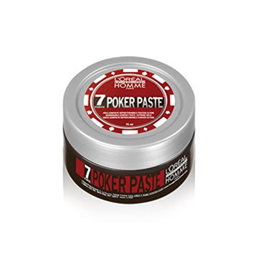 Homme 7 Force Poker Reworkable Compact Paste - Extreme Hold - Silně tužící matující pasta na vlasy pro muže 