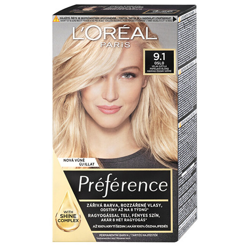 L´Oréal Professionnel Préférence Hair Colour - Permanentní barva na vlasy - 8.12 Studená světlá blond