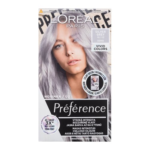 L´Oréal Professionnel Préférence Vivid Colors Hair Colour - Barva na vlasy 60 ml - 9,112 Smokey Grey