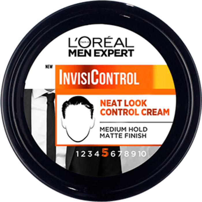 Men Expert InvisiControl Neat Matte Control Cream - Stylingový fixační krém na vlasy