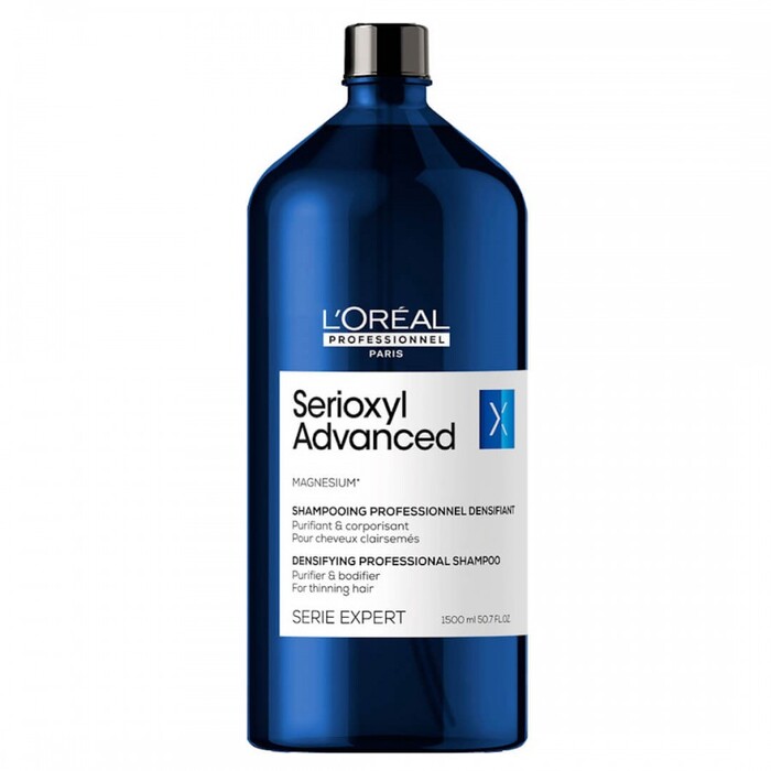 Serioxyl Advanced Purifier Bodifier Shampoo - Čistiaci šampón so zhusťujúcim efektom pre rednúce vlasy
