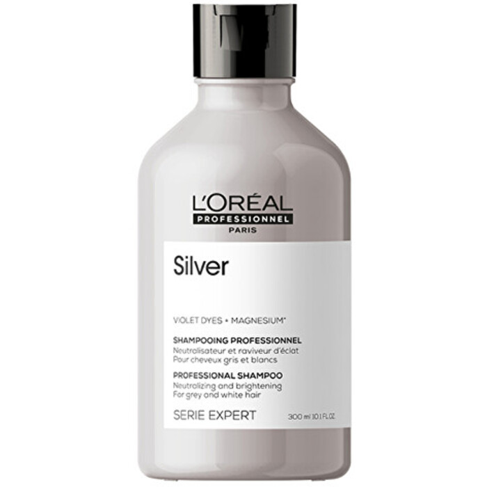 Magnesium Silver Neutralizácia Shampoo For Grey And White Hair - Strieborný šampón pre šedé a biele vlasy

