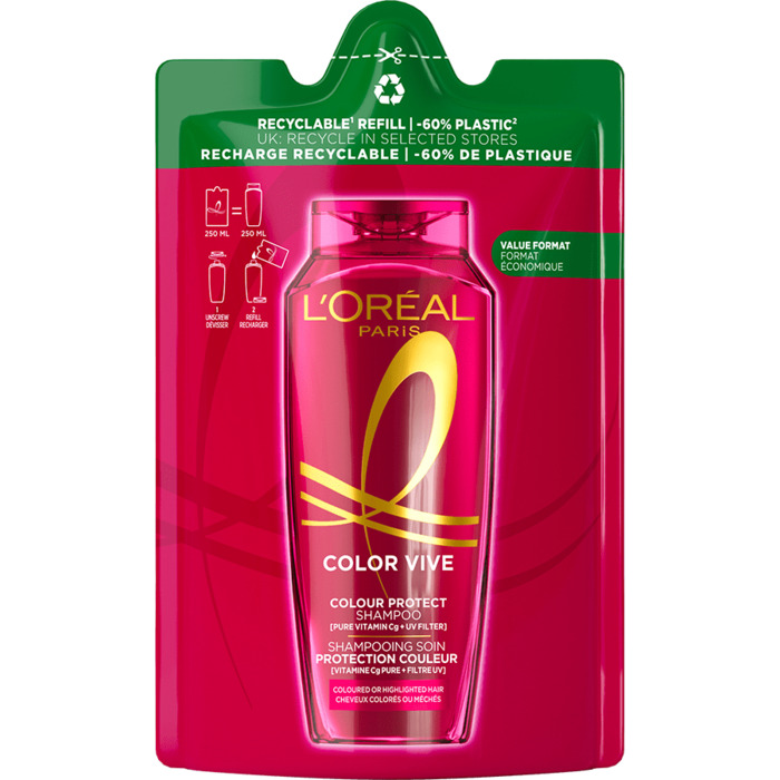Elseve Color-Vive Protecting Shampoo - Náplň šamponu pro barvené a melírované vlasy