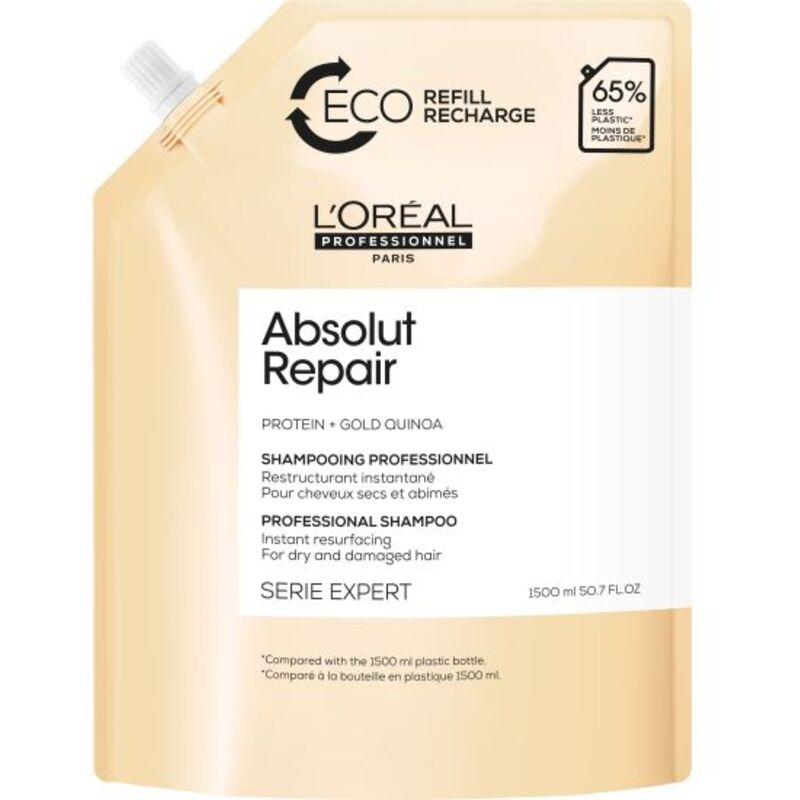 Série Expert Absolut Repair Gold Quinoa + Protein Shampoo ( Refill ) - Náplň šamponu na poškozené vlasy