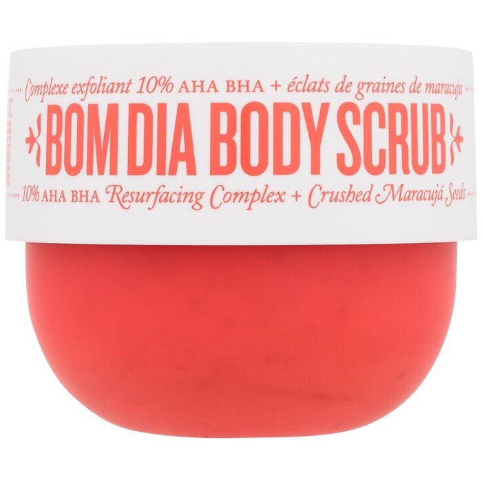 Bom Dia Bright Scrub - Rozjasňujúci a vyhladzujúci telový peeling s vôňou slivky, jazmínu a vanilky
