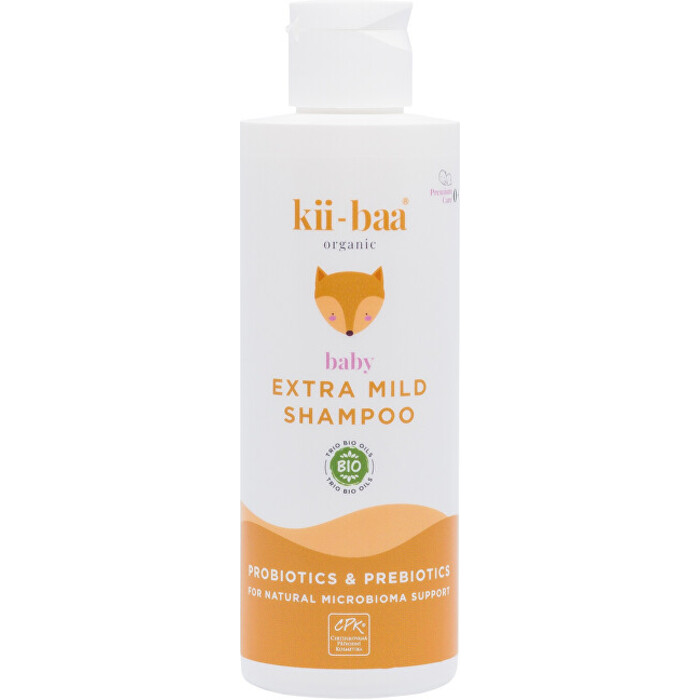 kii-baa Extra Mild Shampoo - Extra jemný šampon pro děti 200 ml