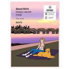 Seoul Girl`s Beauty Secret Mask Soothing Mask - Plátýnková zklidňující maska