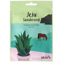 Jeju Sandorong Jelly Mask - Upokojujúca látková maska s aloe vera
