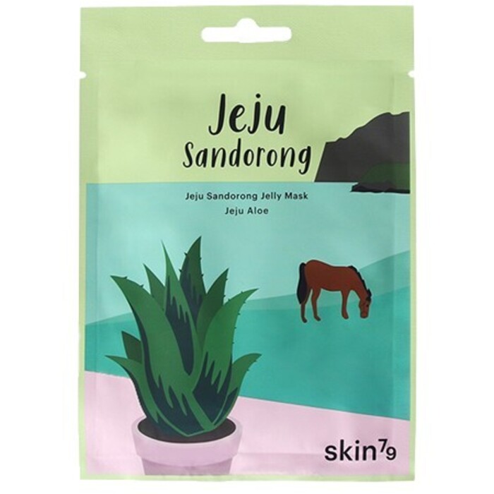Jeju Sandorong Jelly Mask - Upokojujúca látková maska s aloe vera
