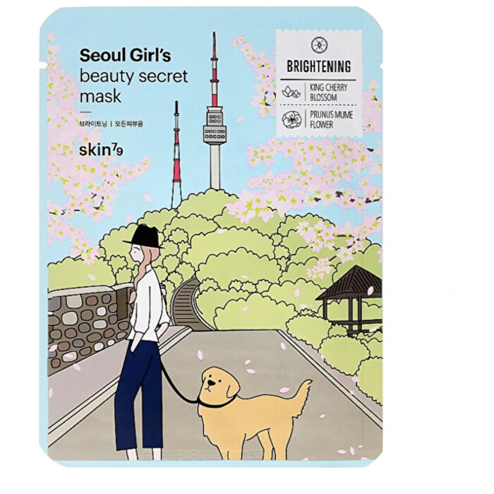 Seoul Girl´s Beauty Secret Brightening Mask - Plátínková pleťová maska
