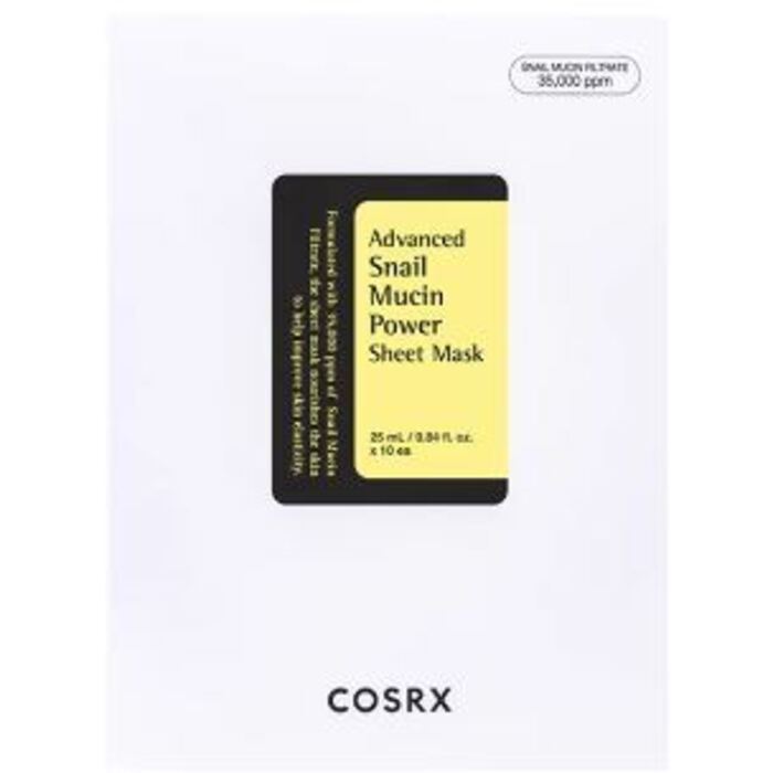 Advanced Snail Mucin Power Essence Sheet Mask 10 x - Pleťová maska