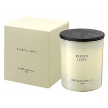 French Linen Candle ( čistá bielizeň ) - Vonná sviečka krémová
