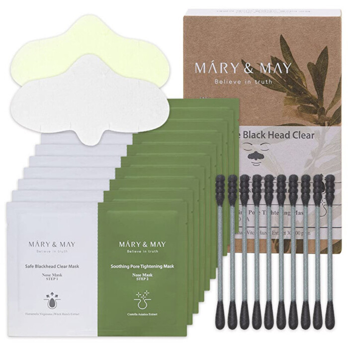 Mary&May Daily Safe Black Head Clear Nose Mask 10 x 3.5 g