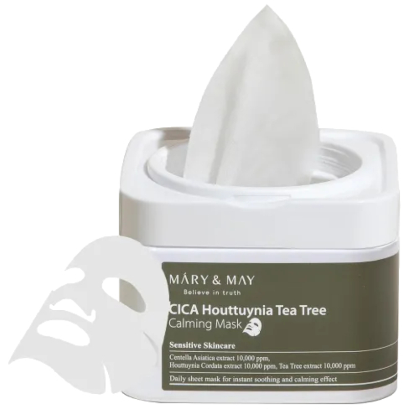 Cica Houttuynia Tea Tree Calming Mask ( 30 ks ) - Zklidňující pleťová maska