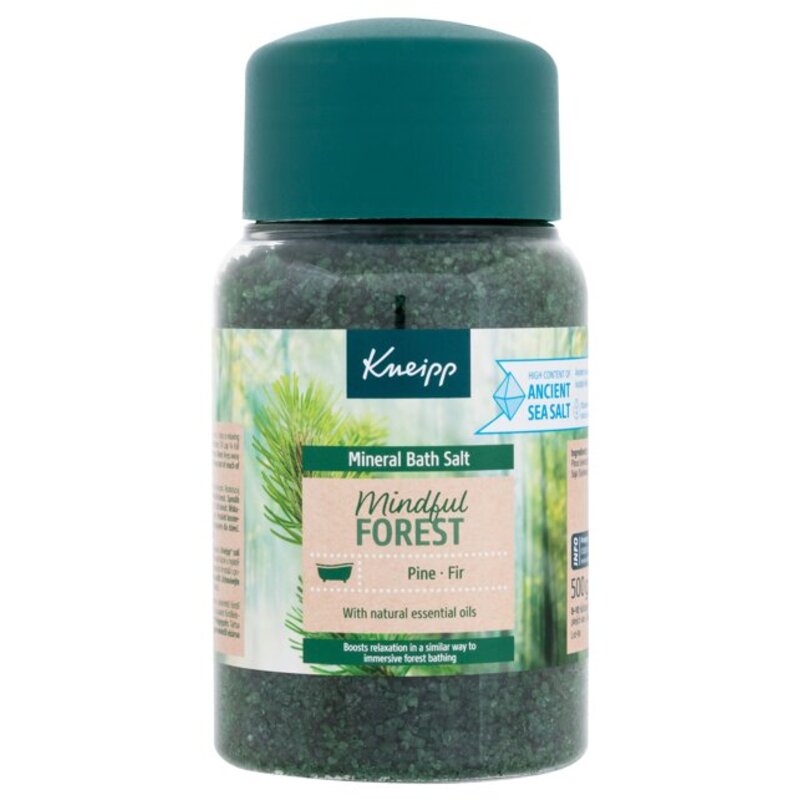 Mineral Bath Salt Mindful Forest Pine & Fir - Uvoľňujúca kúpeľová soľ s vôňou ihličnanov