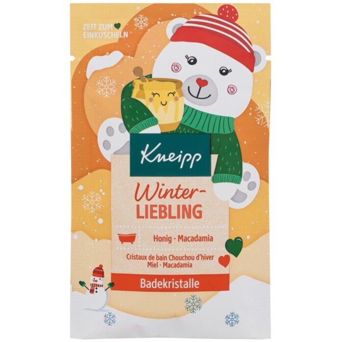 Winter-Liebling Bath Crystals - Zimní koupelová sůl s medem a makadamiovým olejem