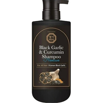 Black Garlic & Curcumin Shampoo - Posilující šampon na vlasy