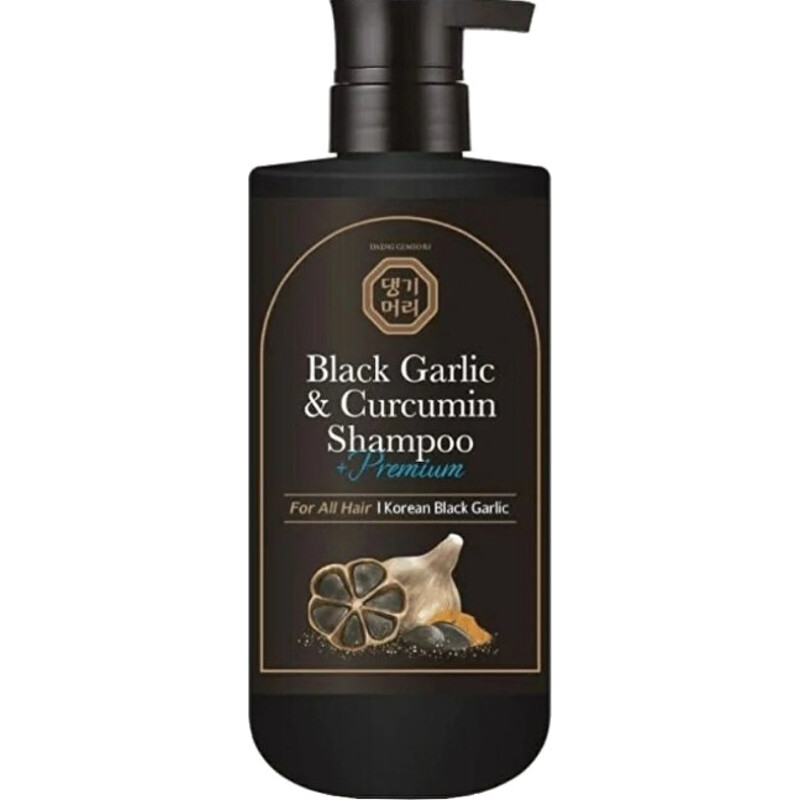 Black Garlic & Curcumin Shampoo - Posilující šampon na vlasy