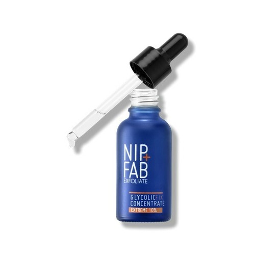 NIP + FAB Glycolic Fix Extreme 10% Concentrate - Noční pleťové sérum 30 ml