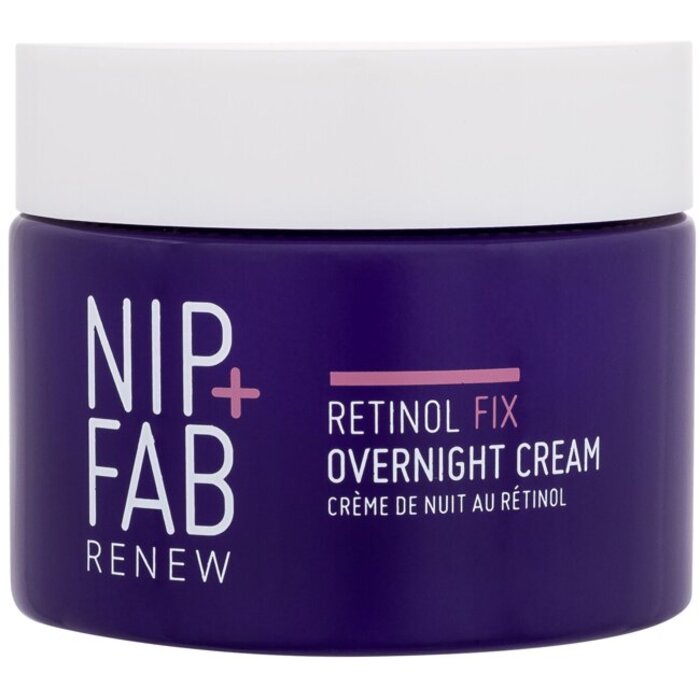 NIP + FAB Renew Retinol Fix Overnight Cream 3% - Omlazující noční pleťový krém 50 ml