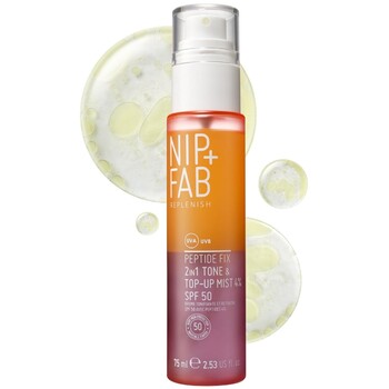NIP+FAB PEPTIDE FIX 2iv1 Tone & Top-Up Mist SPF 50 - Ochranná pleťová mlha