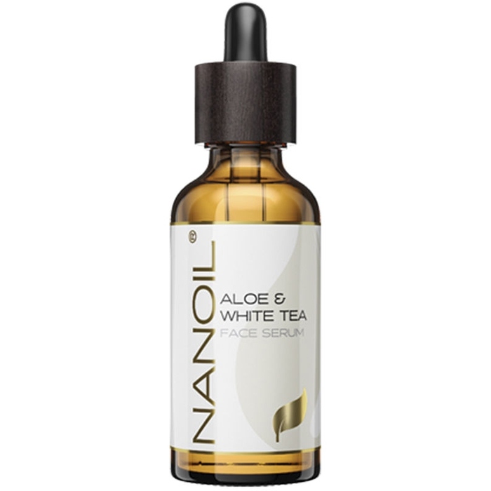 Nanoil Aloe & White Tea Face Serum - Pleťové sérum s aloe a bílým čajem 50 ml