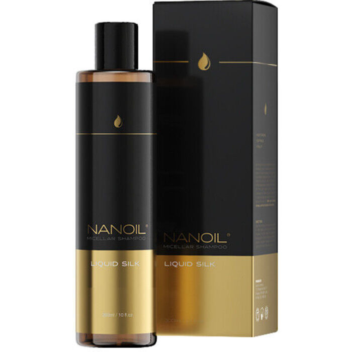 Nanoil Micellar Shampoo Liquid Silk - Micelární šampon s tekutým hedvábím 300 ml