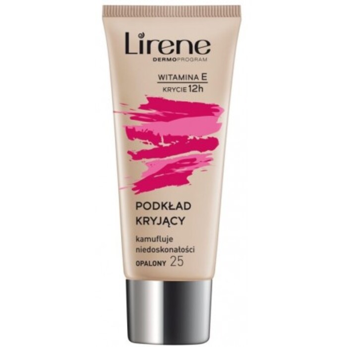 Lirene Vitamin E krycí fluidní make-up 25 Tanned 30 ml