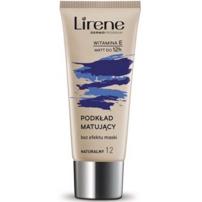 Lirene Nature Matte fluidní make-up pro dlouhotrvající efekt 12 Natural 30 ml
