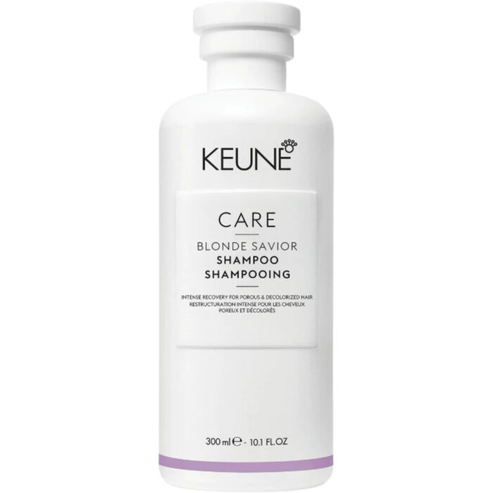 Keune Care Blonde Savior Shampoo - Šampon pro odbarvené, barvené a chemicky ošetřené vlasy 300 ml