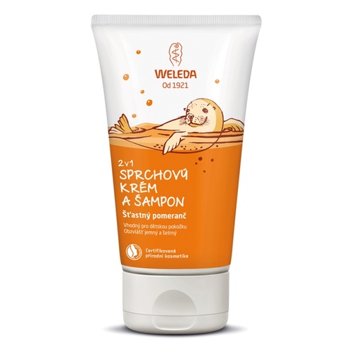 Shower Cream Shampoo (šťastný pomaranč) - Sprchový krém a šampón 2 v 1