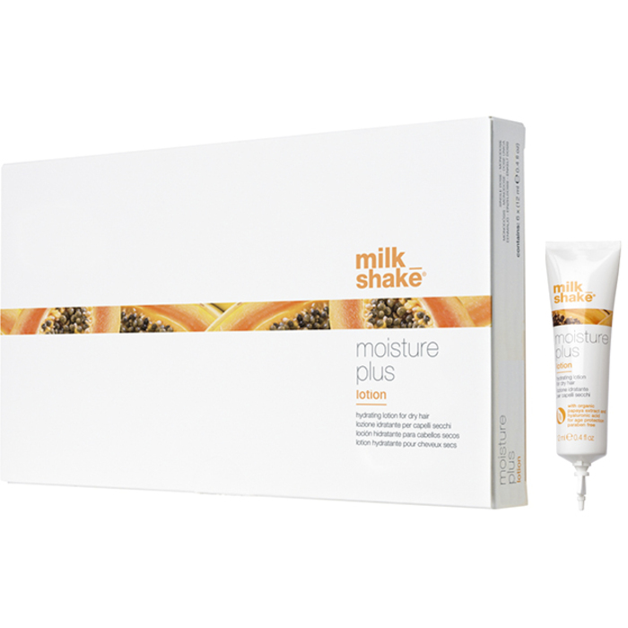 Milk_Shake Moisture Plus Lotion ( 6 x 12 ml ) - Bezoplachová péče pro hydrataci vlasů 72 ml