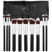 Makeup Brush Set Kabuki Black ( 10 ks ) - Sada štetcov

