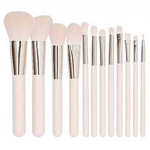 Makeup Brush Set Pink ( 12 ks ) - Sada štetcov
