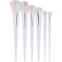 Makeup Brush Set Unicorn Pastel ( 6 ks ) - Sada štetcov
