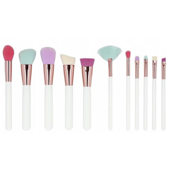 MIMO Makeup Brush Set Multicolor ( 11 ks ) - Sada štětců 0 ml