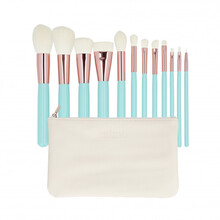Makeup Brush Set Turquoise ( 12 ks ) - Sada štetcov
