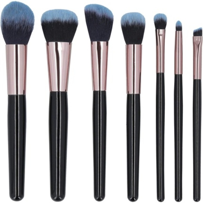 Makeup Brush Set Black ( 7 ks ) - Sada štetcov
