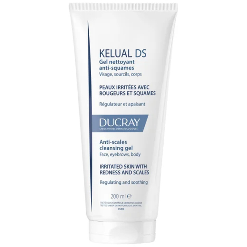Kelual DS Anti-Scales Cleansing Gél - Čistiaci gél pre podráždenú pokožku
