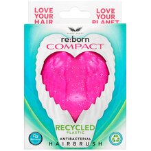 Re:Born Compact Antibacterial Hairbrush Pink - Kartáč na vlasy