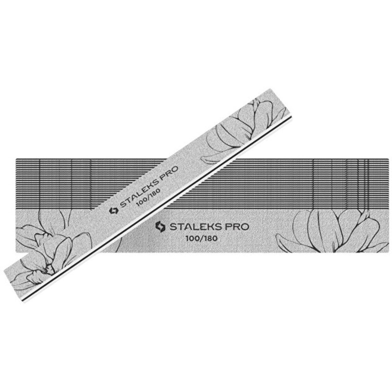 Expert 20 100/180 Straight Mineral Nail File - Minerální pilník na nehty rovný 25 ks